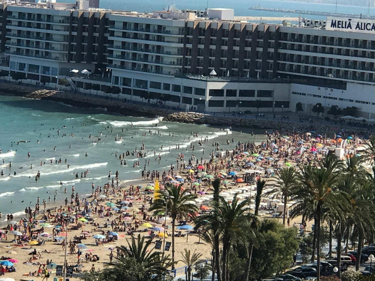 Apartamento Con Vistas Al Mar Primera Linea De Playa Del Postiguet Alicante Exterior photo